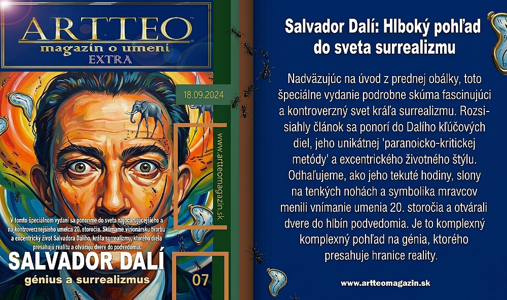 Salvador Dalí: Génius surrealizmu a vizionár podvedomia